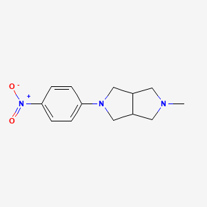 molecular formula C13H17N3O2 B1416769 2-Methyl-5-(4-nitro-phenyl)-octahydro-pyrrolo[3,4-c]pyrrole CAS No. 1044764-13-7