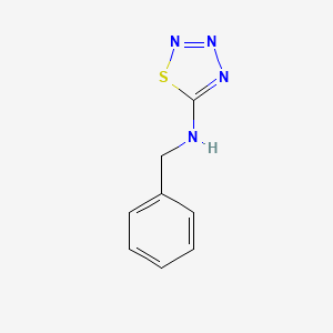 molecular formula C8H8N4S B14167732 N-benzyl-1,2,3,4-thiatriazol-5-amine CAS No. 13078-31-4