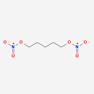 molecular formula C5H10N2O6 B14167744 1,5-Pentanediol, dinitrate CAS No. 3457-92-9