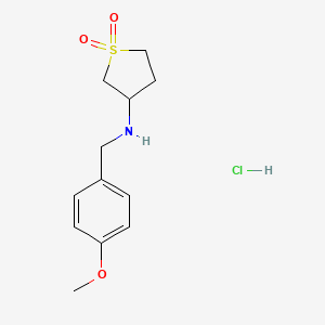 N-(1,1-dioxidotetrahydrothien-3-yl)-N-(4-methoxybenzyl)amine hydrochloride