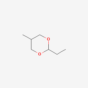 molecular formula C7H14O2 B14167807 cis-2-Ethyl-5-methyl-1,3-dioxane CAS No. 35194-54-8