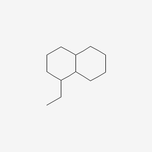 molecular formula C12H22 B14167878 1-Ethyldecalin CAS No. 1008-17-9