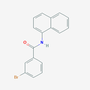 molecular formula C17H12BrNO B14167915 Benzamide, N-(1-naphthyl)-3-bromo- CAS No. 331864-52-9
