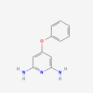 molecular formula C11H11N3O B14167953 4-Phenoxypyridine-2,6-diamine CAS No. 15623-12-8