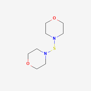 molecular formula C8H16N2O2S B14167974 Morpholine, 4,4'-thiobis- CAS No. 5038-11-9