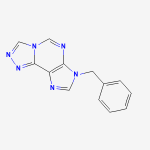 molecular formula C13H10N6 B14167989 7-Benzyl-7h-[1,2,4]triazolo[3,4-i]purine CAS No. 4022-95-1
