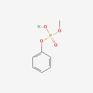 molecular formula C7H9O4P B14168081 Methyl phenyl hydrogen phosphate CAS No. 4009-39-6