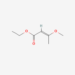 molecular formula C7H12O3 B14168086 Ethyl 3-methoxy-2-butenoate CAS No. 3510-99-4
