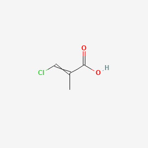 molecular formula C4H5ClO2 B14168146 3-Chloro-2-methylprop-2-enoic acid CAS No. 3533-59-3