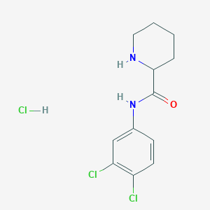 N-(3,4-dichlorophenyl)piperidine-2-carboxamide hydrochloride