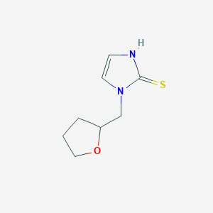 molecular formula C8H12N2OS B1416818 1-(oxolan-2-ylmethyl)-1H-imidazole-2-thiol CAS No. 1040321-03-6