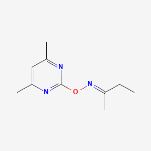 molecular formula C10H15N3O B14168210 Butan-2-one O-(4,6-dimethyl-pyrimidin-2-yl)-oxime 