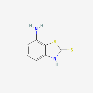 molecular formula C7H6N2S2 B14168217 7-Aminobenzo[D]thiazole-2-thiol CAS No. 1196151-34-4