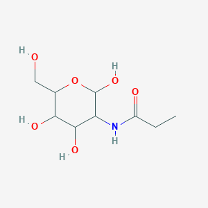 molecular formula C9H17NO6 B14168225 N-[2,4,5-trihydroxy-6-(hydroxymethyl)oxan-3-yl]propanamide CAS No. 14215-79-3