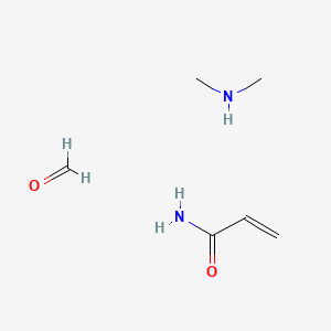molecular formula C6H14N2O2 B14168282 formaldehyde;N-methylmethanamine;prop-2-enamide CAS No. 67953-80-4