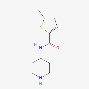 molecular formula C11H16N2OS B1416829 5-methyl-N-(piperidin-4-yl)thiophene-2-carboxamide CAS No. 1098349-96-2