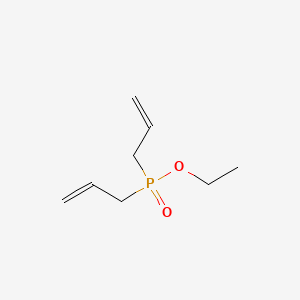 molecular formula C8H15O2P B14168326 Diallylphosphinic acid ethyl ester CAS No. 757-71-1