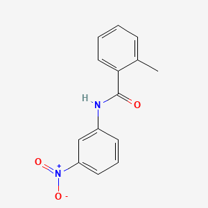 molecular formula C14H12N2O3 B14168329 2-methyl-N-(3-nitrophenyl)benzamide CAS No. 22978-51-4