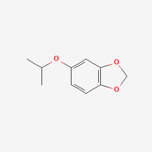 molecular formula C10H12O3 B14168412 1,3-Benzodioxole, 5-(1-methylethoxy)- CAS No. 107828-11-5
