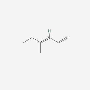 molecular formula C7H12 B14168453 (E)-1,3-Hexadiene, 4-methyl- CAS No. 4842-93-7