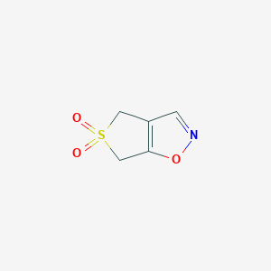 molecular formula C5H5NO3S B141685 4,6-Dihydrothieno[3,4-d]isoxazole 5,5-dioxide CAS No. 146697-42-9