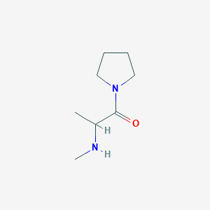 molecular formula C8H16N2O B1416853 2-(甲基氨基)-1-(吡咯烷-1-基)丙酮 CAS No. 1132759-89-7