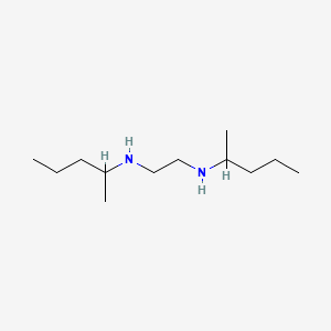 molecular formula C12H28N2 B14168536 N,N'-Bis(2-pentyl)-ethylenediamine CAS No. 88829-02-1