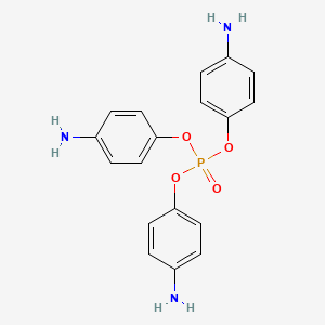 molecular formula C18H18N3O4P B14168567 Triaminophenyl phosphate CAS No. 4232-84-2