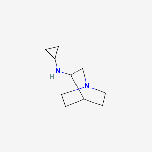 molecular formula C10H18N2 B1416861 N-cyclopropyl-1-azabicyclo[2.2.2]octan-3-amine CAS No. 1039320-18-7