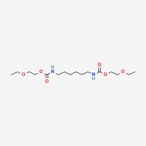 molecular formula C16H32N2O6 B14168628 2-ethoxyethyl N-[6-(2-ethoxyethoxycarbonylamino)hexyl]carbamate CAS No. 144210-57-1