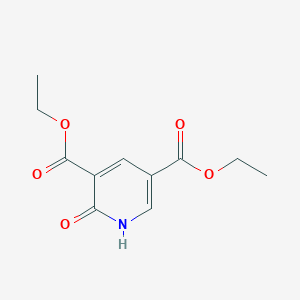 molecular formula C11H13NO5 B14168668 Diethyl 2-hydroxypyridine-3,5-dicarboxylate CAS No. 1196147-45-1