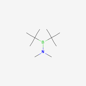 molecular formula C10H24BN B14168715 Boranamine, B,B-di-tert-butyl-N,N-dimethyl- CAS No. 76826-48-7
