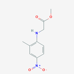 molecular formula C10H12N2O4 B1416874 Methyl 2-[(2-methyl-4-nitrophenyl)amino]acetate CAS No. 904040-11-5