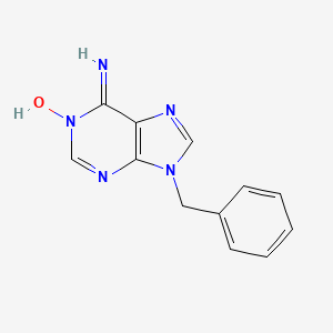 molecular formula C12H11N5O B14168804 9-Benzyladenine 1-oxide CAS No. 4261-16-9
