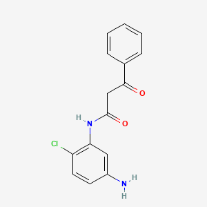 molecular formula C15H13ClN2O2 B14168845 N-(5-amino-2-chlorophenyl)-3-oxo-3-phenylpropanamide CAS No. 59192-00-6