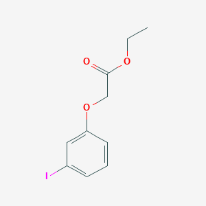 molecular formula C10H11IO3 B1416887 Ethyl 2-(3-iodophenoxy)acetate CAS No. 90888-04-3