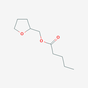 molecular formula C10H18O3 B14168936 Valeric acid, 2-tetrahydrofurylmethyl ester CAS No. 5451-86-5