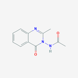 molecular formula C11H11N3O2 B14169041 N-(2-methyl-4-oxoquinazolin-3(4H)-yl)acetamide CAS No. 6761-05-3
