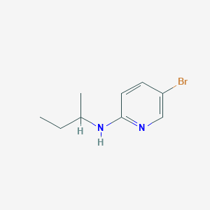 molecular formula C9H13BrN2 B1416906 5-bromo-N-(sec-butyl)pyridin-2-amine CAS No. 1041513-33-0