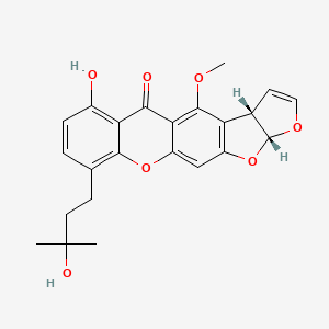 molecular formula C23H22O7 B14169065 Austocystin C CAS No. 55256-55-8