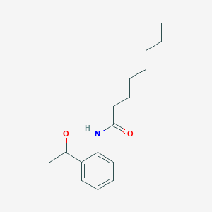 N-(2-acetylphenyl)octanamide