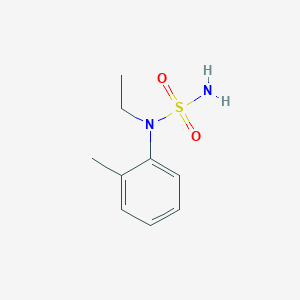 molecular formula C9H14N2O2S B1416908 N-ethyl-N-(2-methylphenyl)aminosulfonamide CAS No. 1094222-84-0