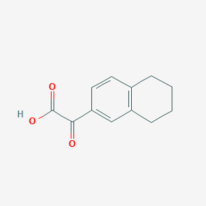 molecular formula C12H12O3 B1416913 2-Oxo-2-(5,6,7,8-tetrahydronaphthalen-2-yl)acetic acid CAS No. 1094294-18-4