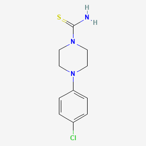 molecular formula C11H14ClN3S B1416919 4-(4-Chlorophenyl)piperazine-1-carbothioamide CAS No. 25565-73-5