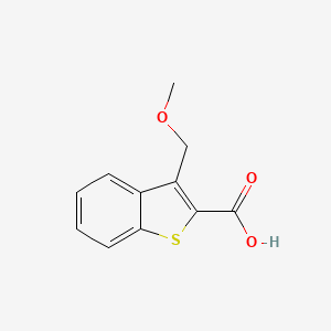 3-(Methoxymethyl)-1-benzothiophene-2-carboxylic acid