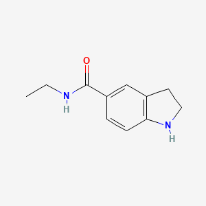 N-ethyl-2,3-dihydro-1H-indole-5-carboxamide