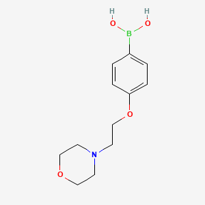 molecular formula C12H18BNO4 B1416925 4-(2-Morpholinoethoxy)phenylboronic acid CAS No. 279262-19-0