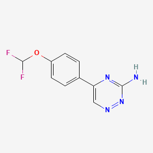 5-[4-(Difluoromethoxy)phenyl]-1,2,4-triazin-3-amine