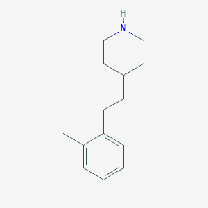 4-[2-(2-Methylphenyl)ethyl]piperidine