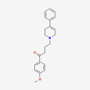 molecular formula C22H25NO2 B14169320 Anisoperidone CAS No. 3565-47-7